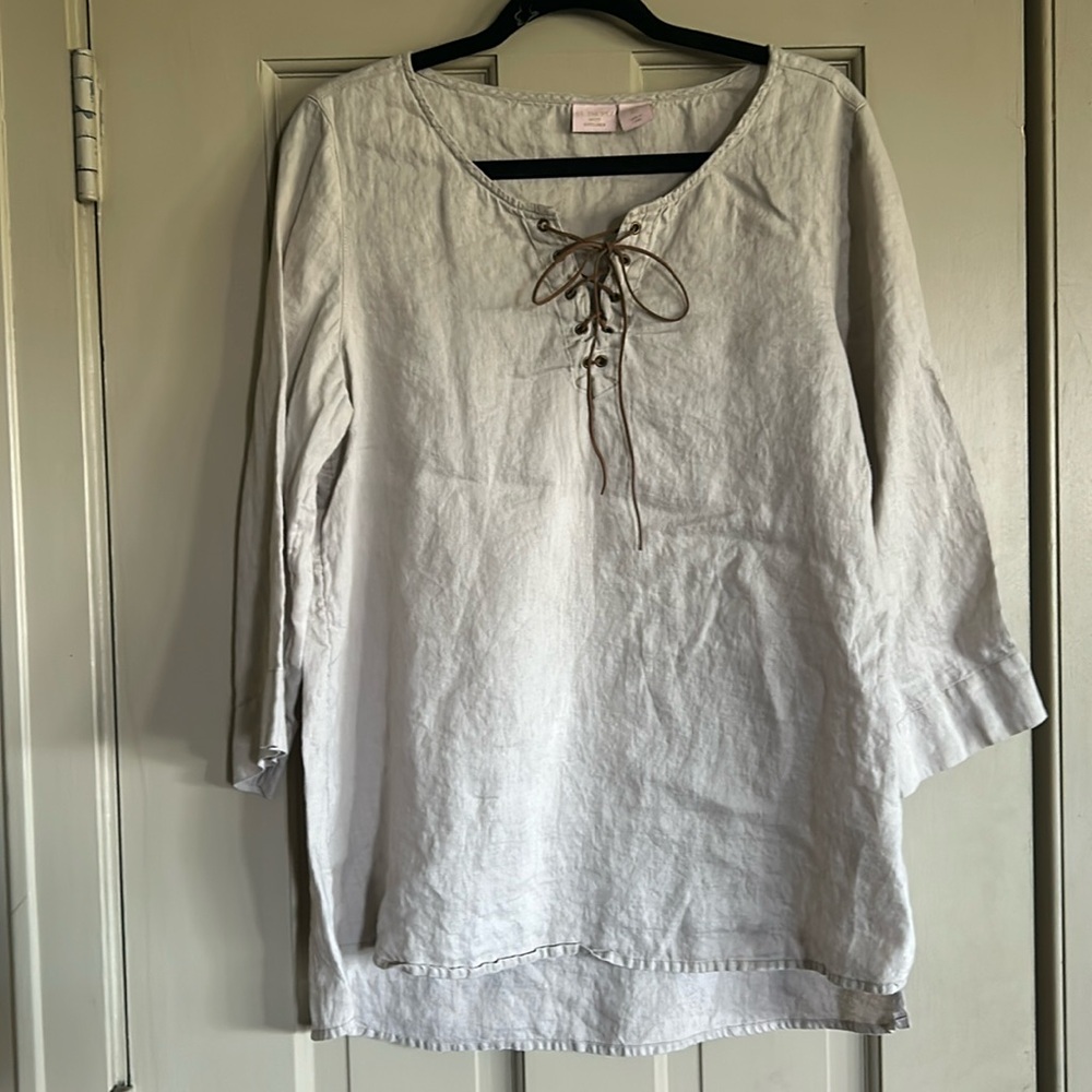 St Tropez West Linen Top